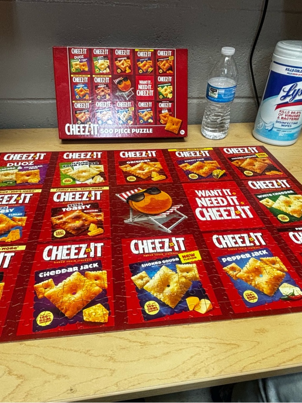 500-Piece Red Puzzle - Brand